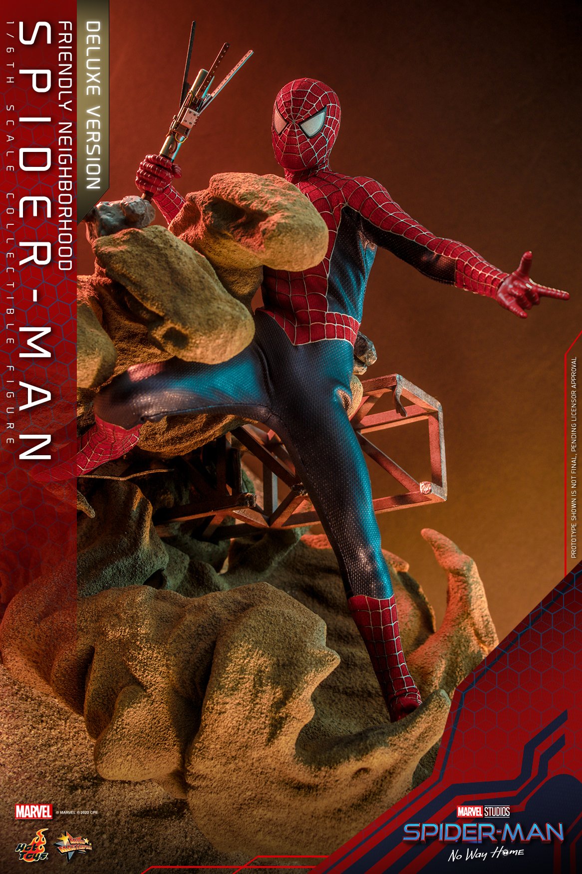 Hot Toys MMS662 1/6 Spider-Man: No Way Home - Friendly Neighborhood Spider-Man (Deluxe Version)