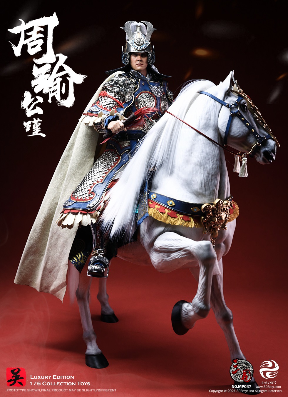 303TOYS MP037 THREE KINGDOMS SERIES - ZHOU YU GONGJIN (EXCLUSIVE EDITION)