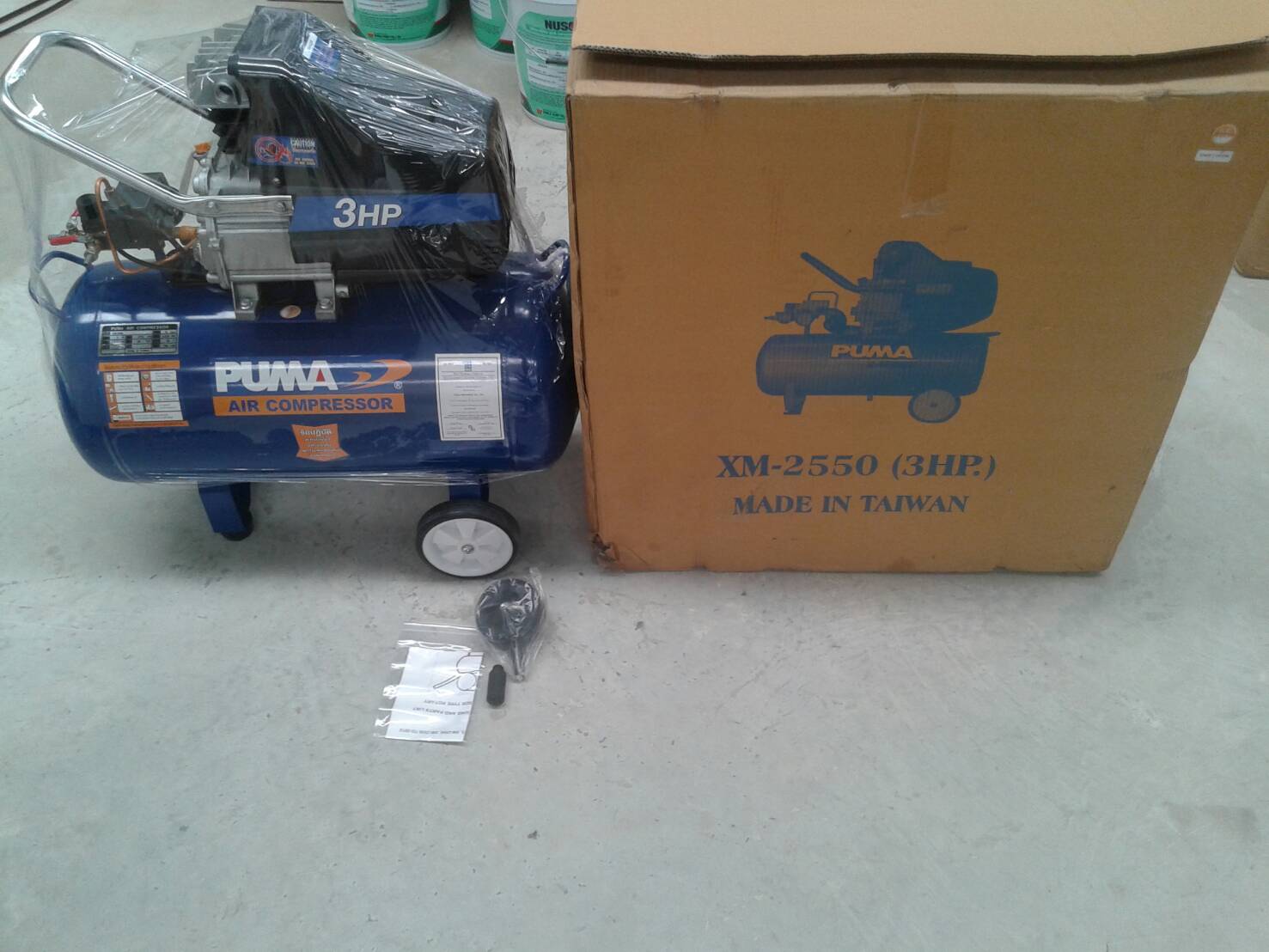 ปั๊มลมโรตารี่ 50ลิตร XM-2550 3HP PUMA(ฟรีค่าจัดส่ง)