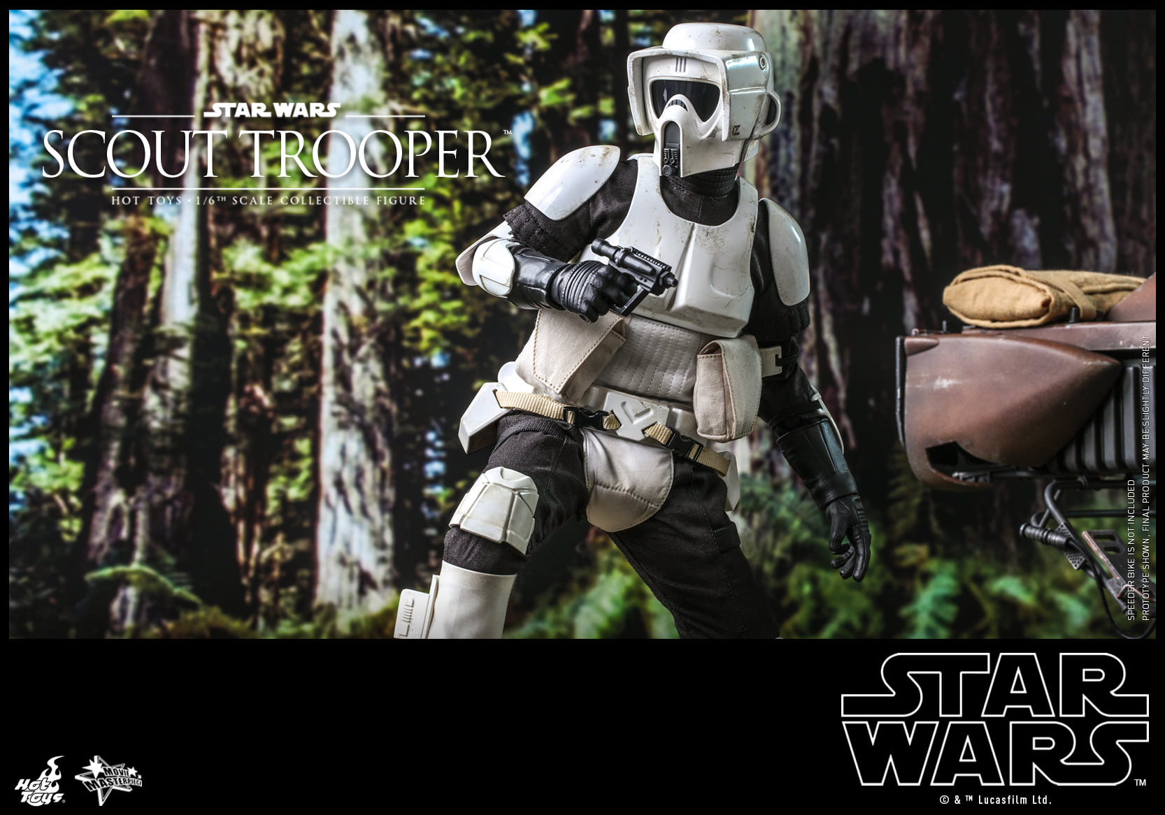 Hot Toys MMS611 1/6 Star Wars: Return of the Jedi - Scout Trooper