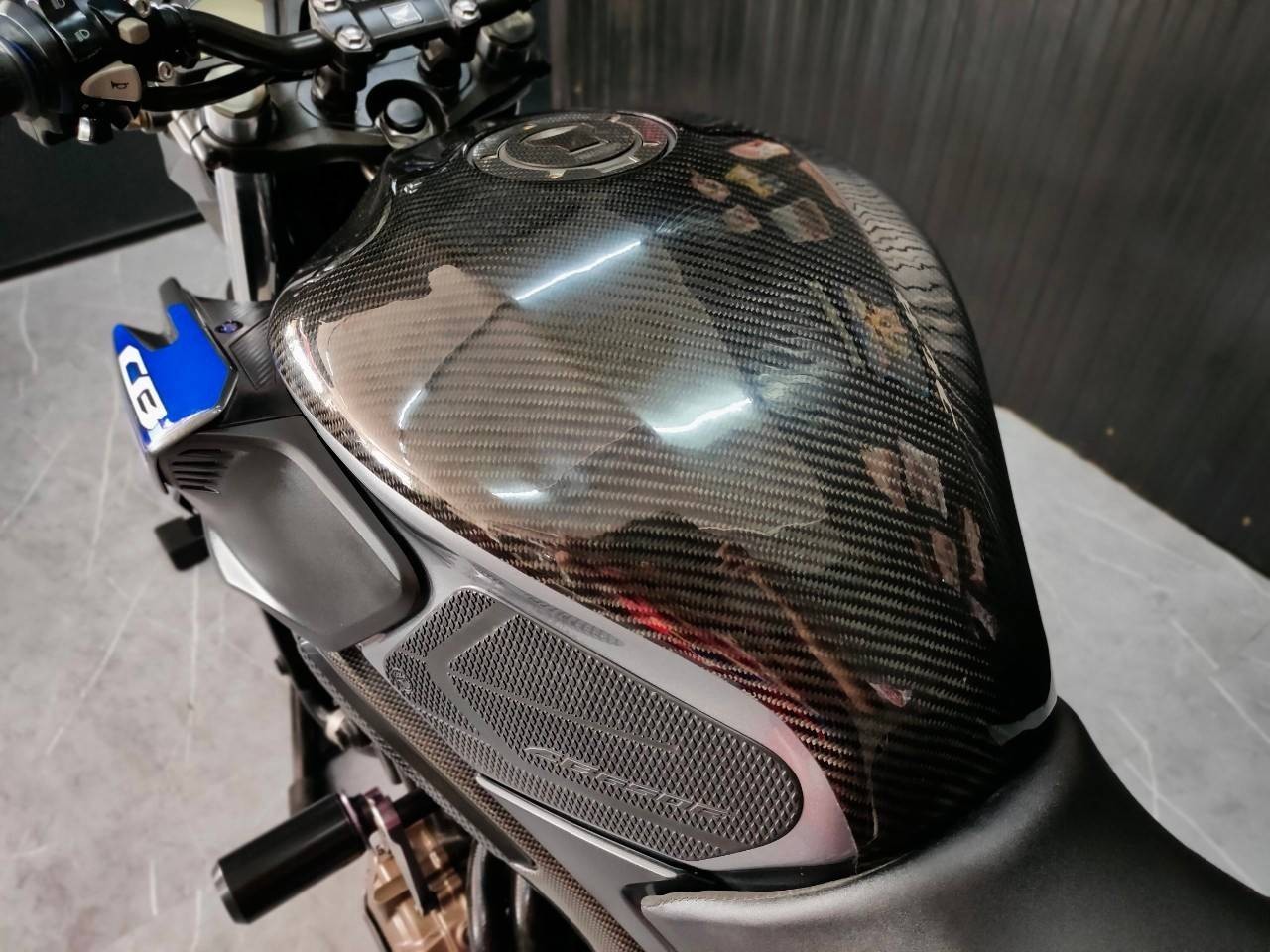 💥Honda CB650F ปี 2018 รถสีเทา warp สีเทา-น้ำเงิน 💥 แต่งครบทั้งคัน มีควิกชิฟเตะมันๆ ลั่นทุกเกียร์ 🏍💨
