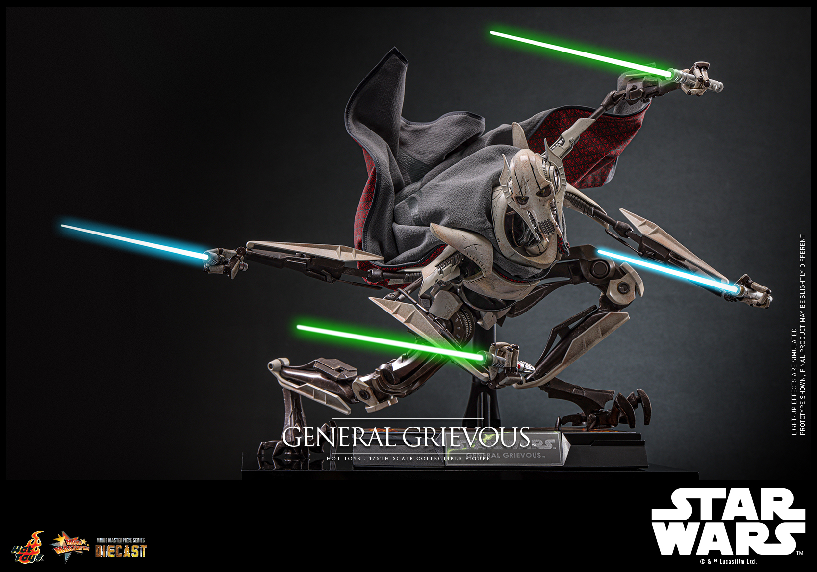 Hot Toys MMS760D67 Star Wars Episode III: Revenge of the Sith - General Grievous
