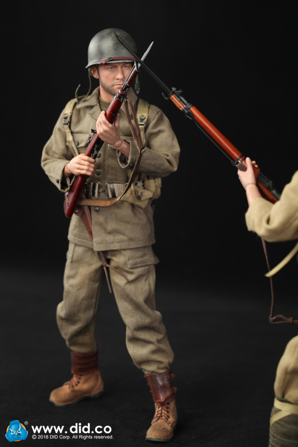 DID A80129 WWII US Army 77th Infantry Division - Captain Sam