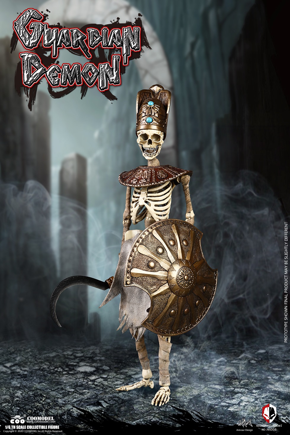 COOMODEL NS006 1/6 (DIE-CAST ALLOY) NIGHTMARE SEIRES: EGYPT - GUARDIAN DEMON