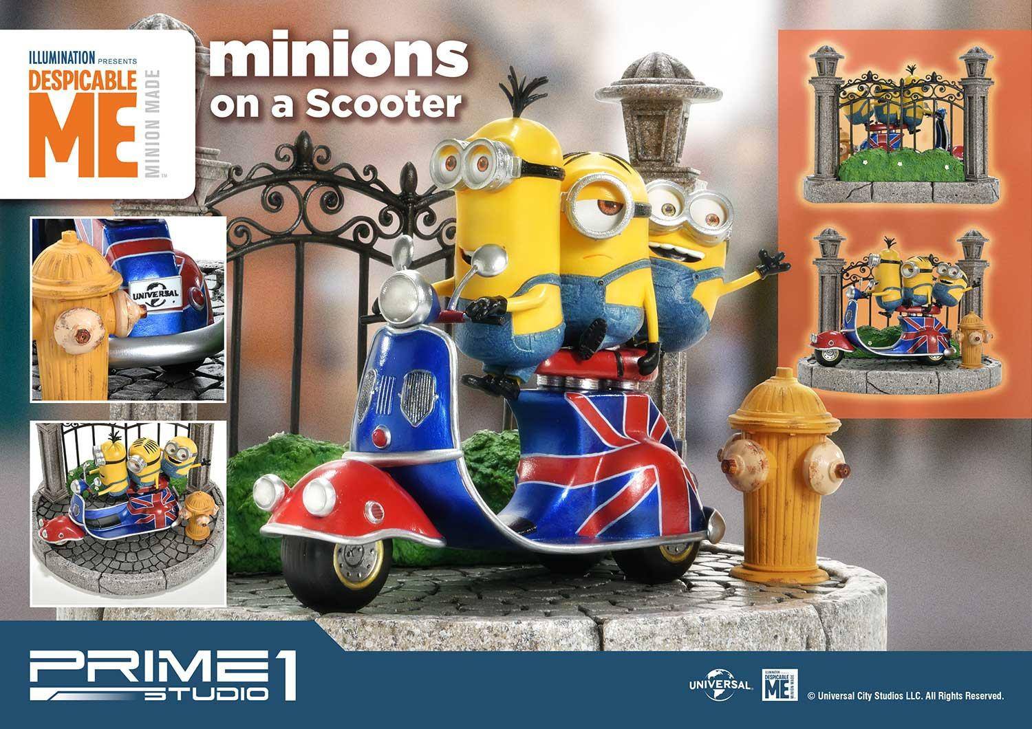 PRIME 1 STUDIO PCFMINI-04 Despicable Me and Minions - Minions on a Scooter