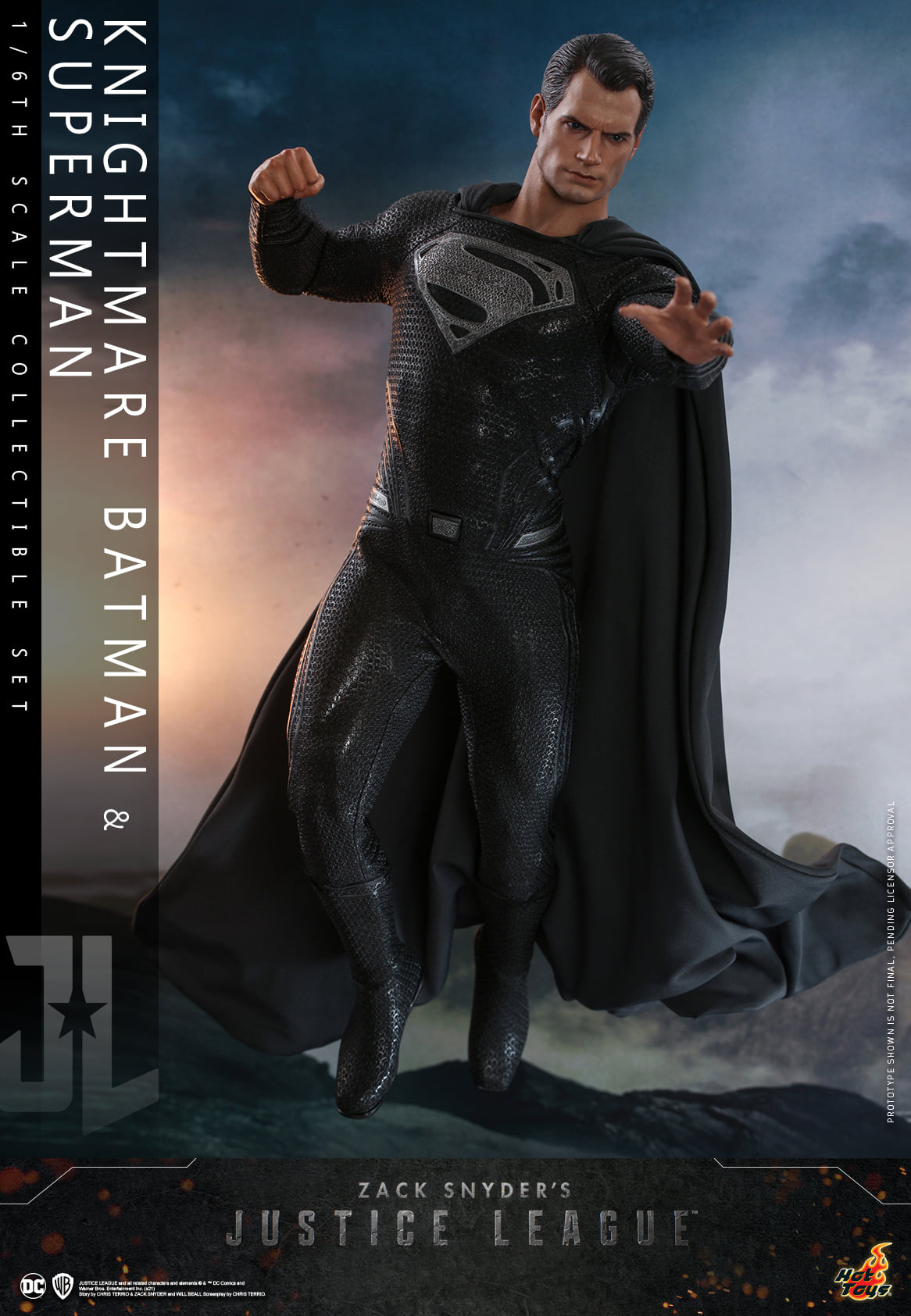 Hot Toys TMS038 1/6 Zack Snyder's Justice League - Knightmare Batman and Superman