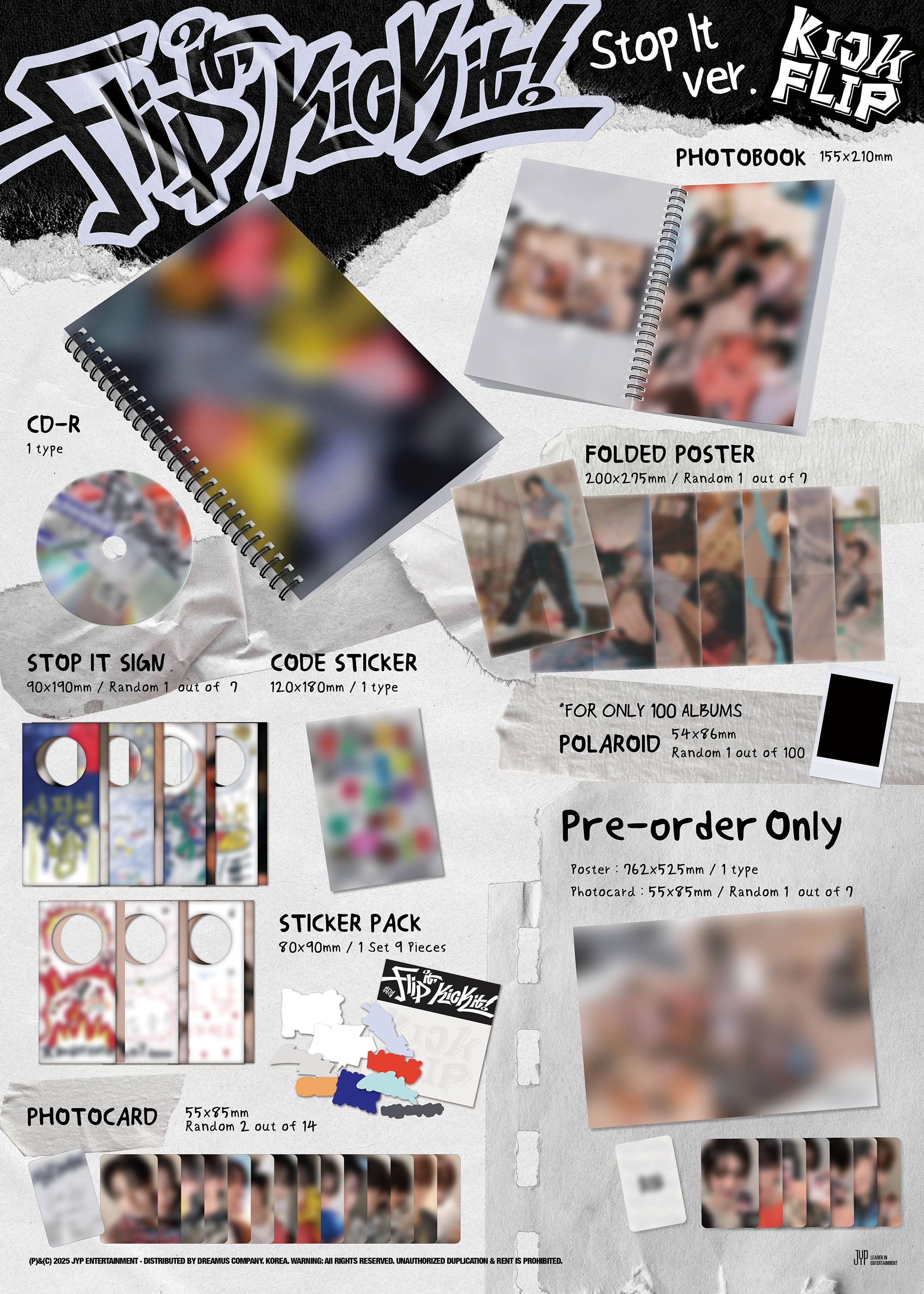 [PRE] KickFlip 1st Mini Album [Flip it, Kick it!]