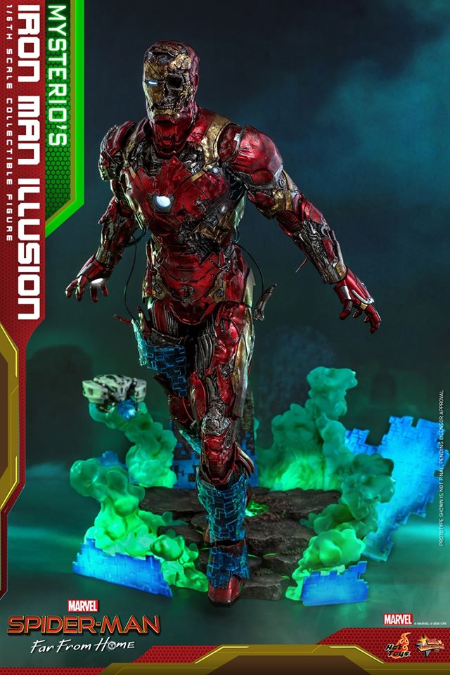 Hot Toys MMS580 1/6 Spider-Man: Far From Home - Mysterio’s Iron Man Illusion