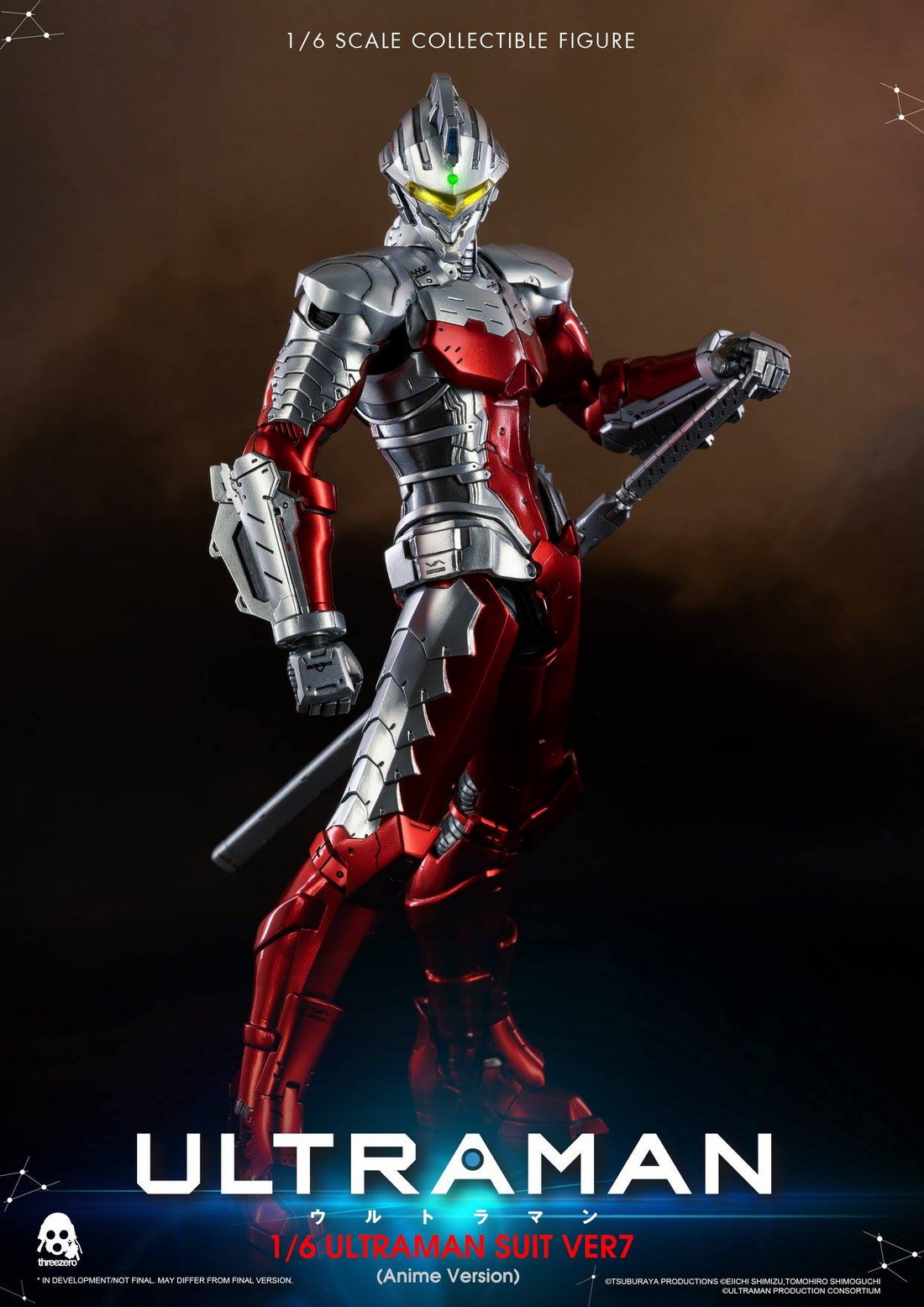 Threezero 3Z0130 1/6 ULTRAMAN - ULTRAMAN SUIT VER7 (Anime Version)
