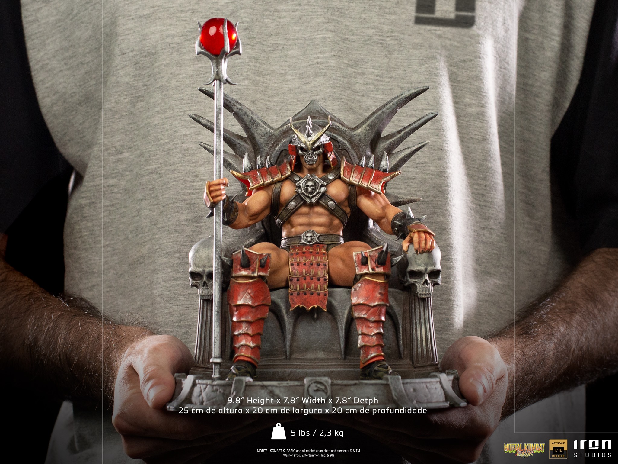 Iron Studios Deluxe Art Scale 1/10 Mortal Kombat - Shao Kahn