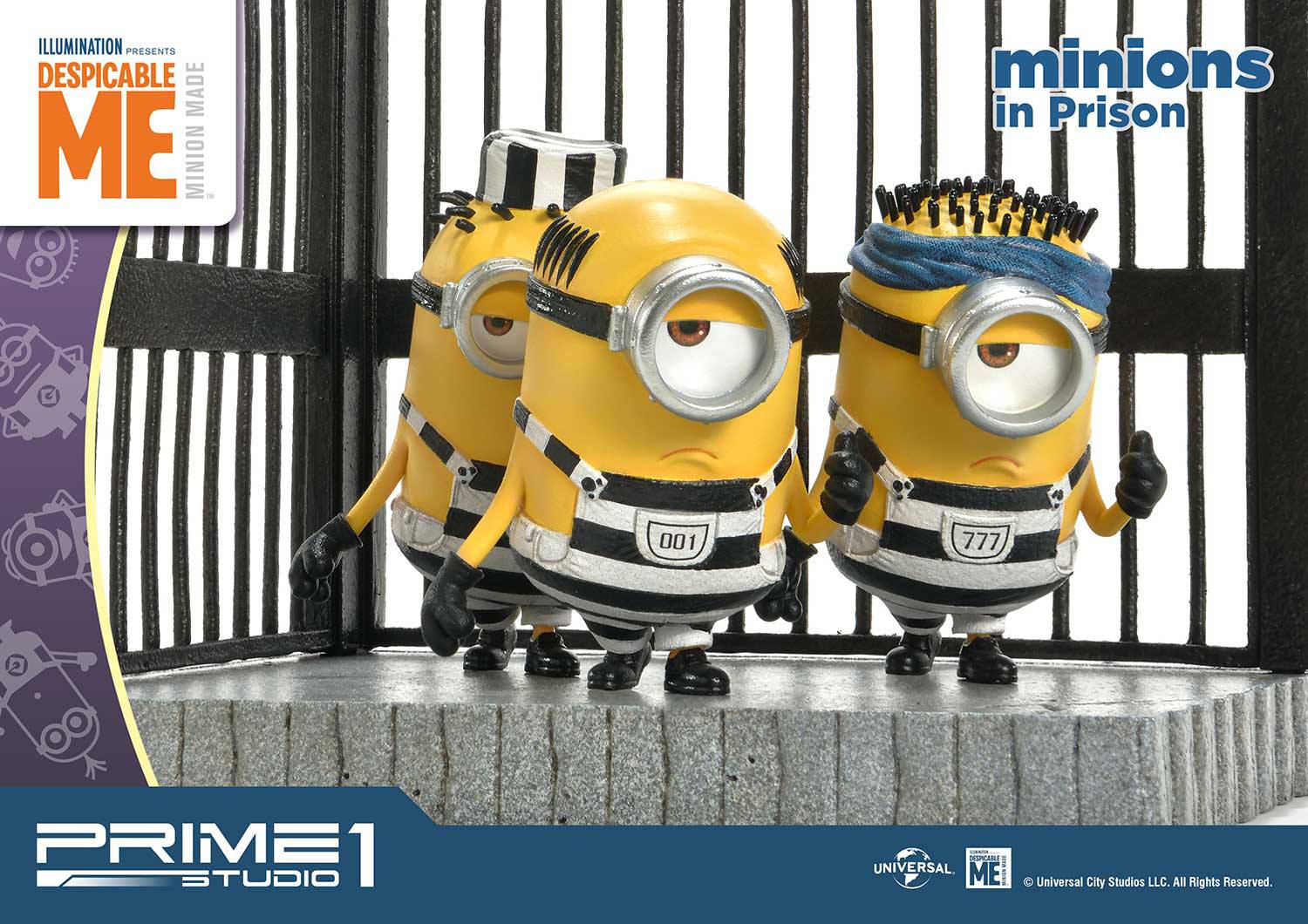 PRIME 1 STUDIO PCFMINI-05 DESPICABLE ME & MINIONS - MINIONS IN PRISON