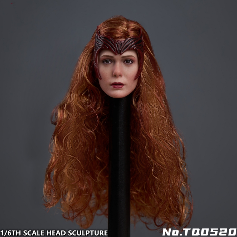 TT TOYS TQ0520 Scarlet Witch Hair Transplant Head Sculpture