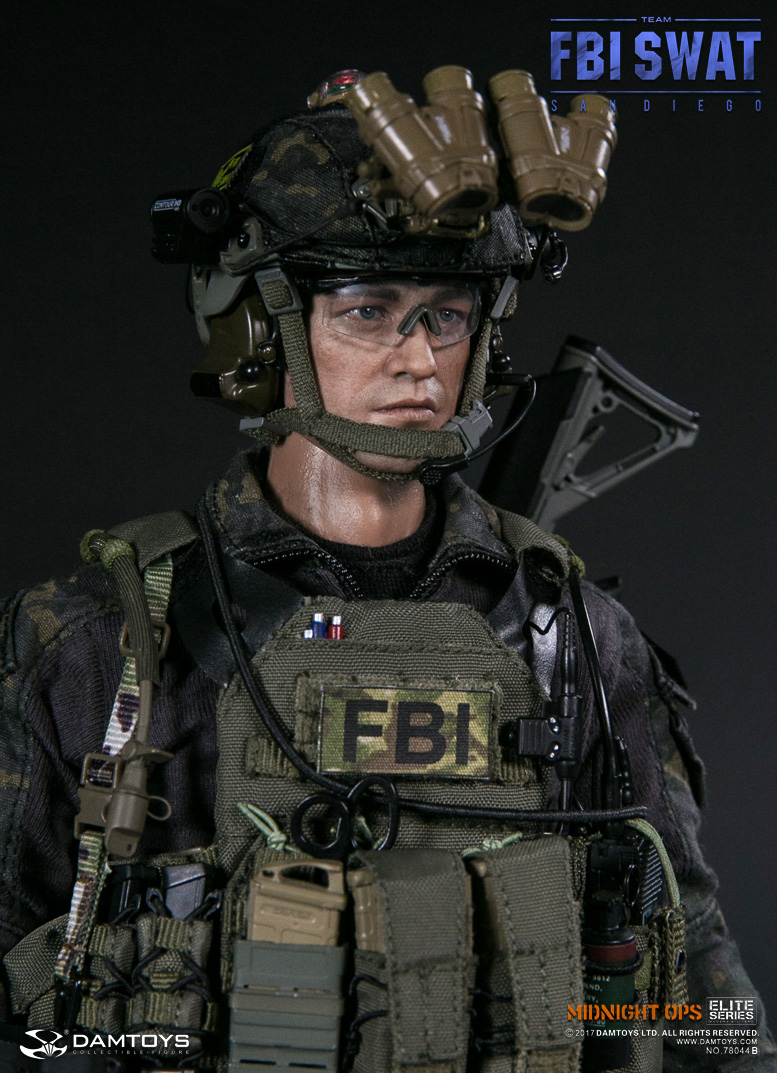 DAMTOYS No.78044 FBI SWAT TEAM AGENT - SAN DIEGO