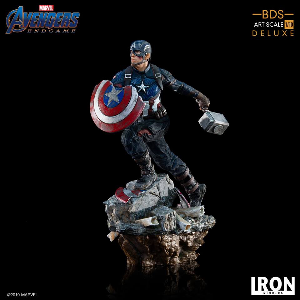 Iron Studios BDS Deluxe Art Scale 1/10 Avengers: Endgame - Captain America