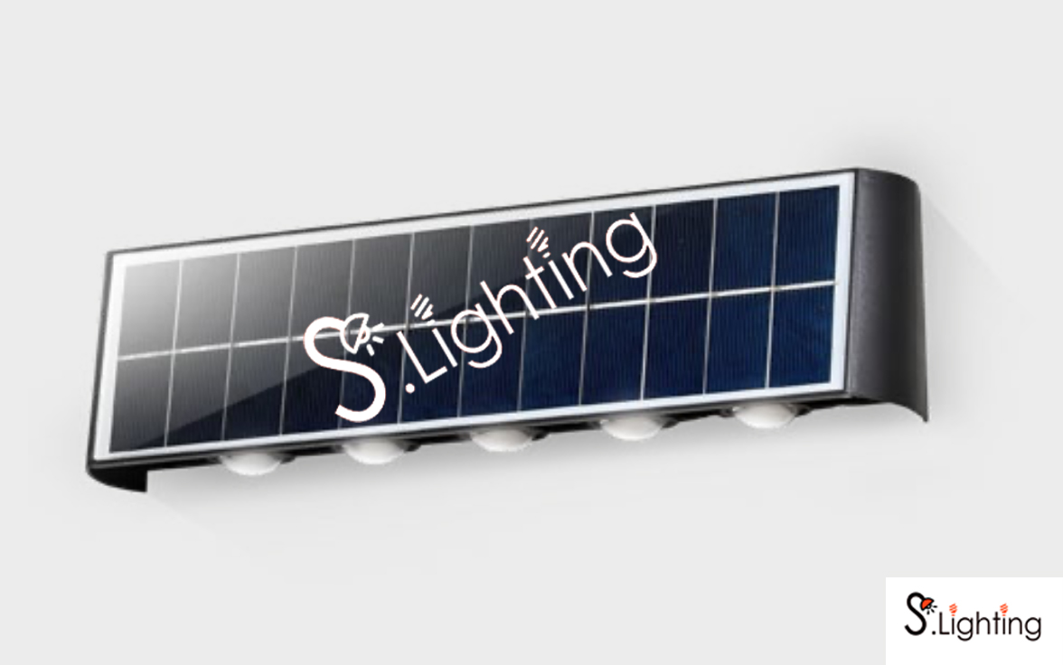 โคมไฟติดผนังภายนอก 10-SOLARWALL-10W30K-WASH