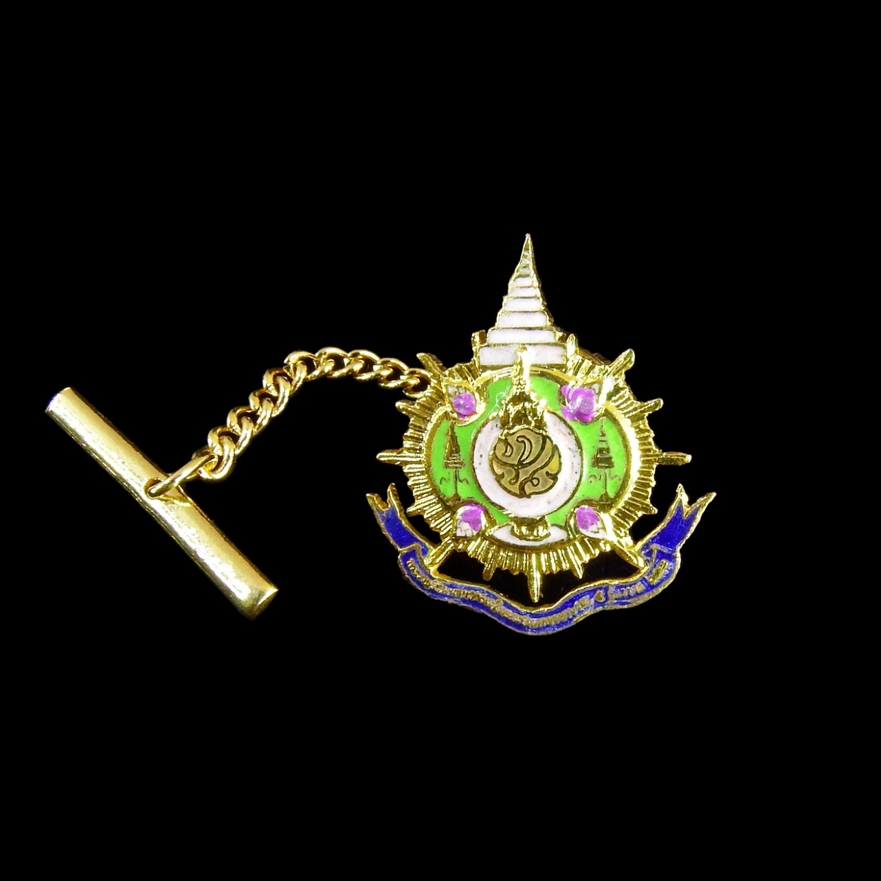 เข็มกลัดติดเสื้อ,ติดเน็กไท เข็มกลัด ภปร.พระราชพิธีมหามงคลเฉลิมพระชนมพรรษา 6 รอบ ปี 2542