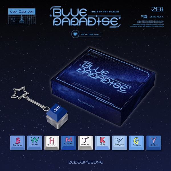 [PRE] ZEROBASEONE - The 5th Mini Album BLUE PARADISE (Key Cap Ver.)