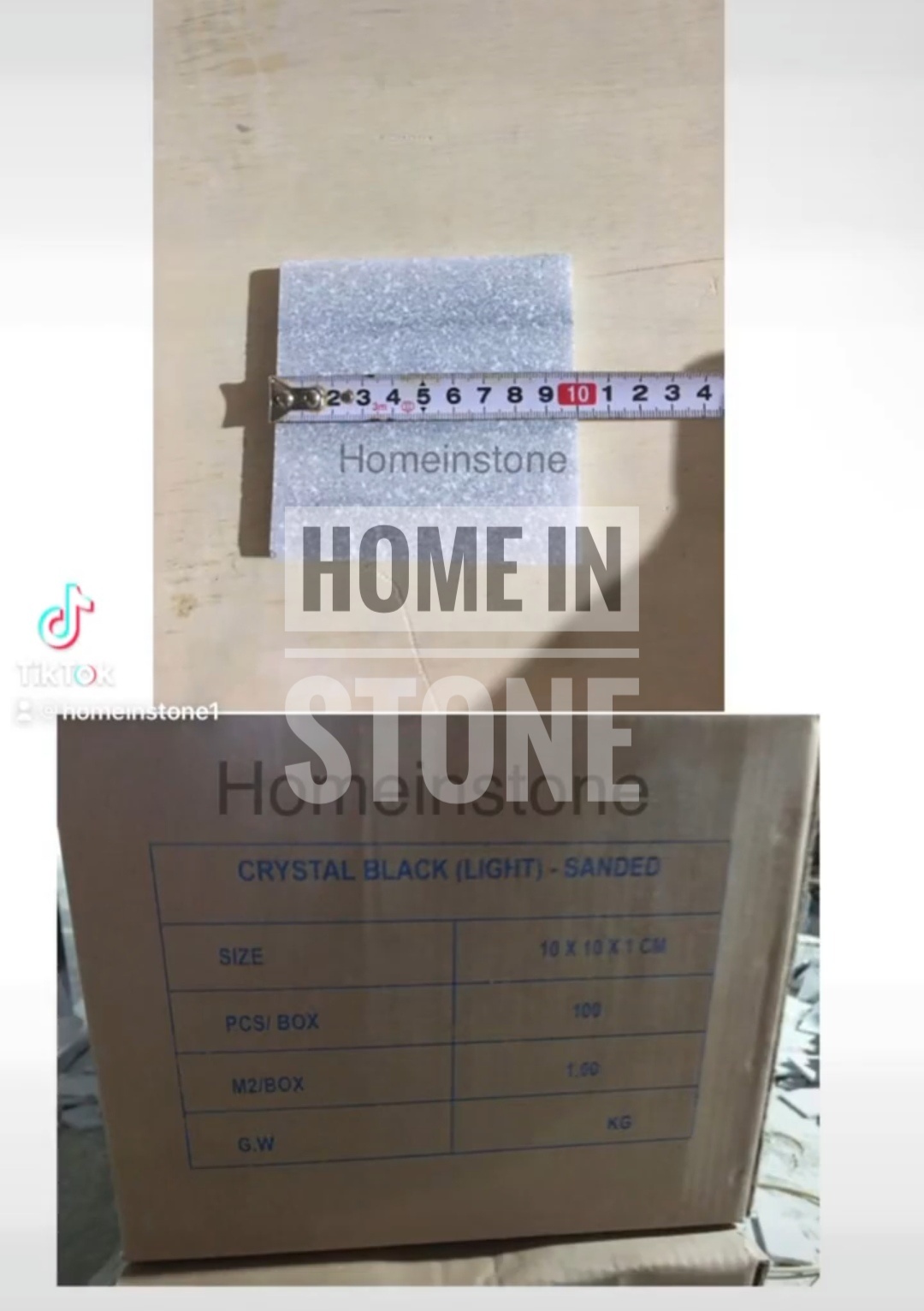 หินปูสระว่ายน้ำ crystal black