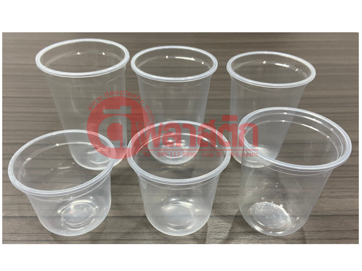 แก้วพลาสติก PP 14oz ปาก95 : 20 แถว/ลัง