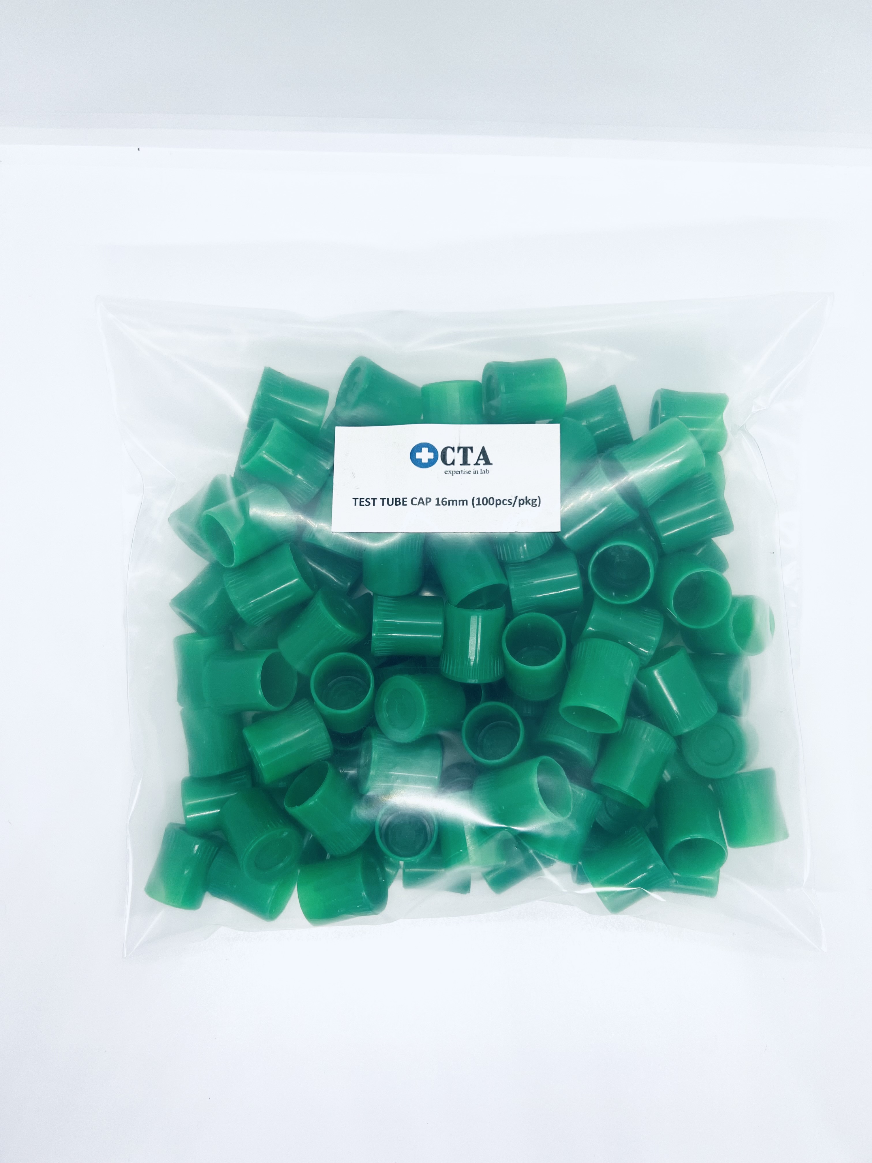 Test Tube Cap, ฝาปิดหลอดทดลอง(100ชิ้น/pkg)