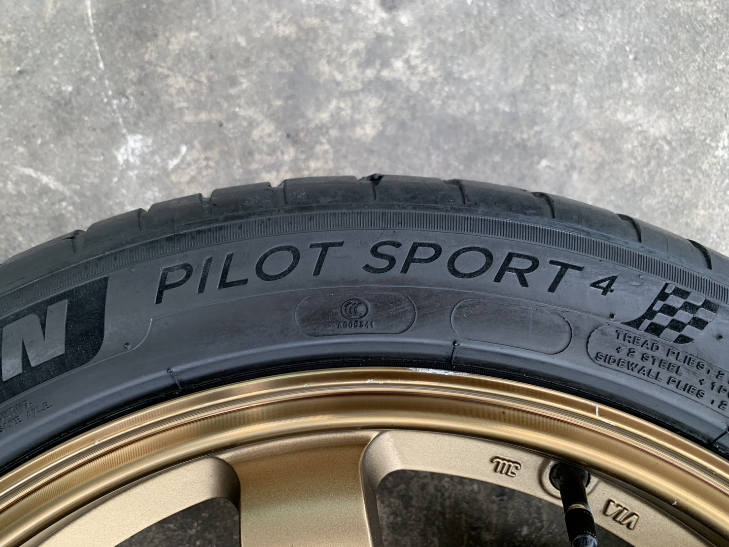 ✨แม็กแต่ง 6รู139✨TE37 หน้าแบน ขอบ 18 พร้อมยาง 235-45-18 Michelin ปลายปี 20