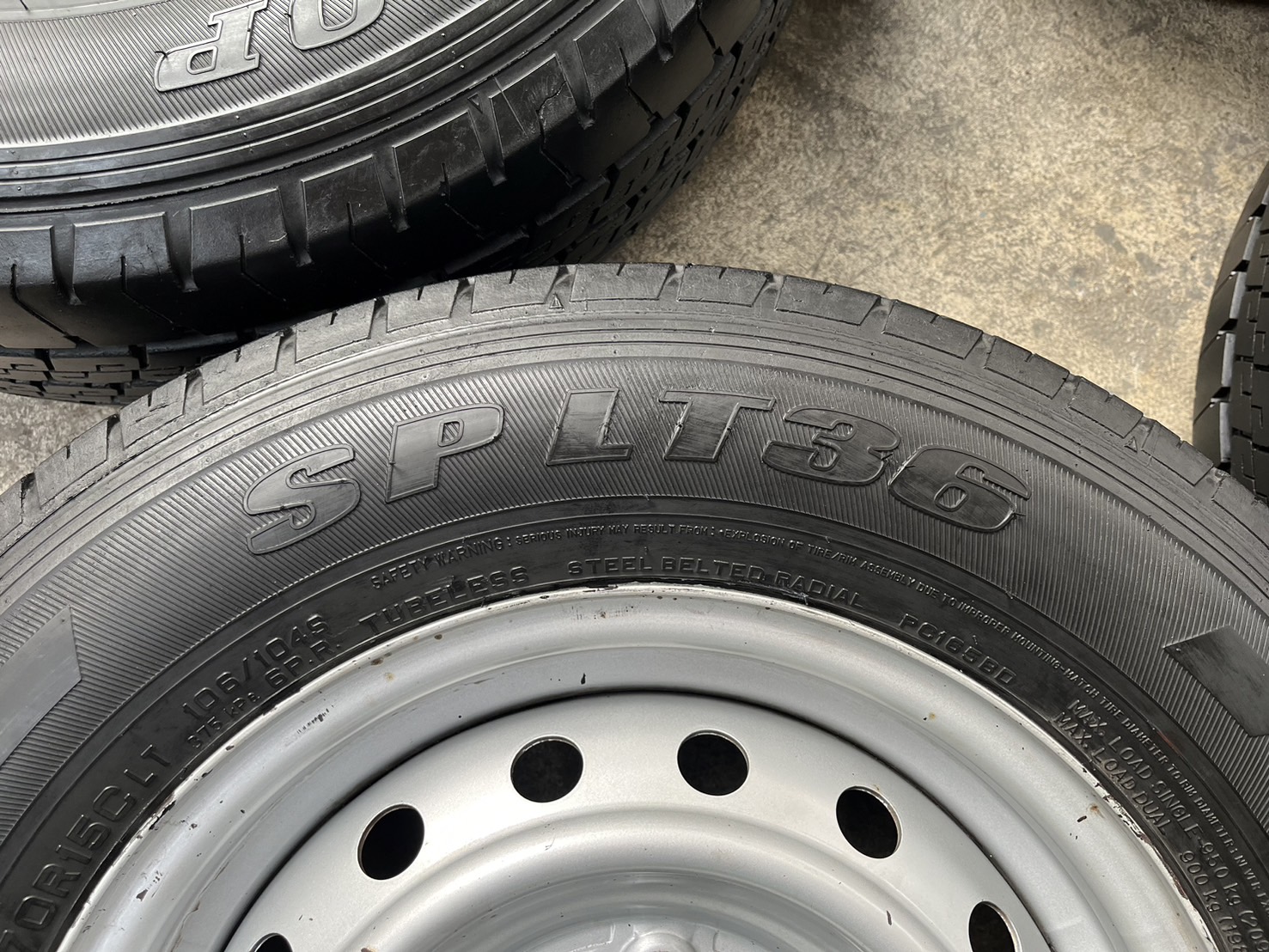 ✨ล้อกระทะพร้อมยาง✨6รู139✨ISUZU ขอบ 15