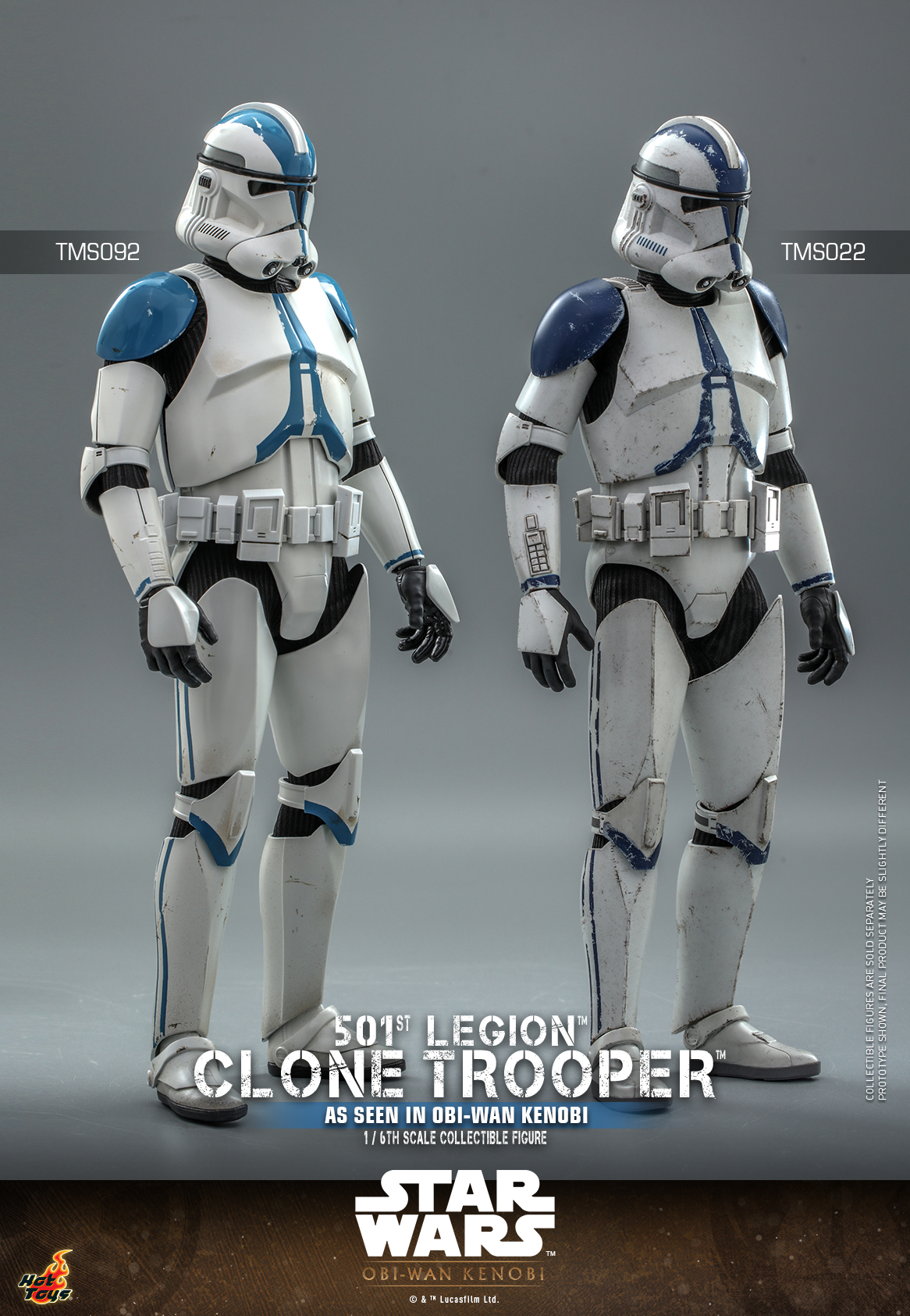 Hot Toys TMS092 1/6 Star Wars: The Clone Wars™ - 501st Legion™ Clone Trooper™