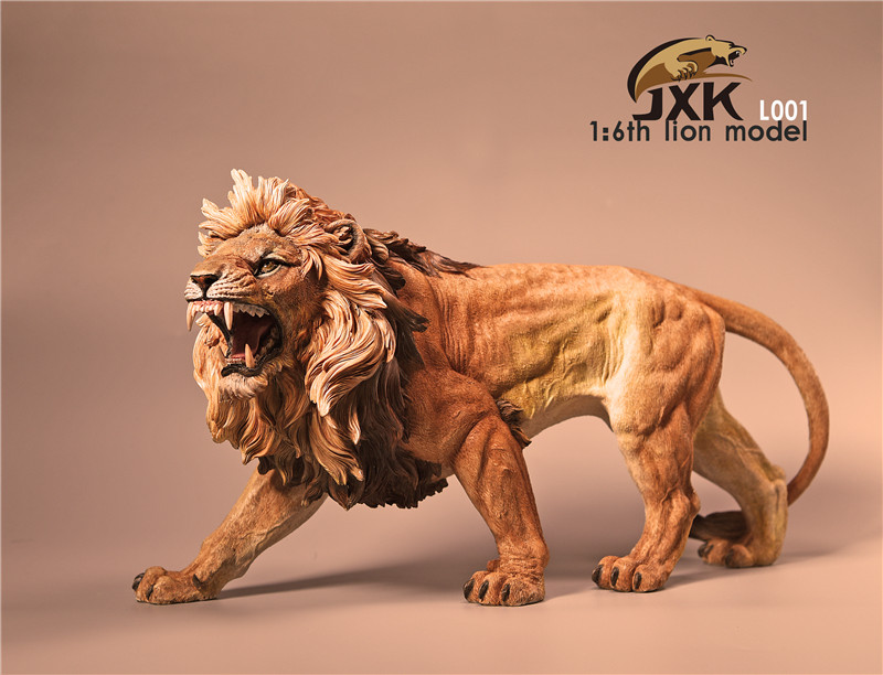 JxK.Studio JxK002-001 Deep color 1/6 African Lion figure (เขี้ยวหักติดกาวแล้ว)