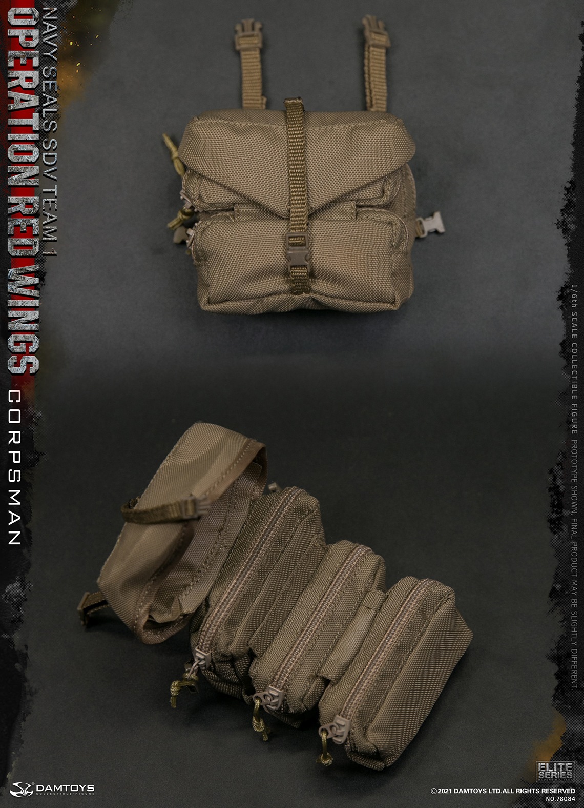 DAMTOYS 78084 1/6 Operation Red Wings: Navy Seals SDV Team 1 - Corpsman