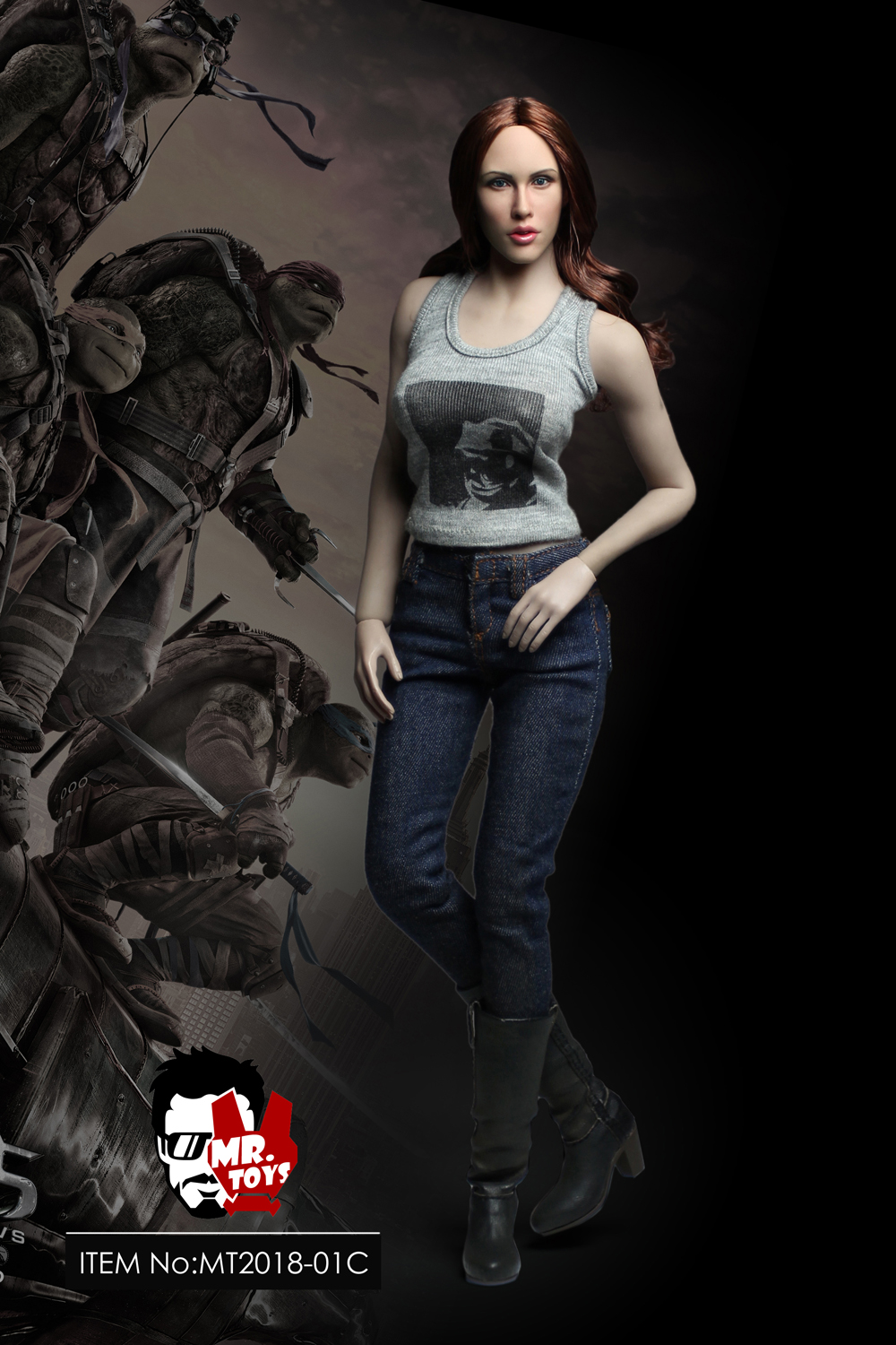 MR.TOYS MT2018-01-C Red Hair Megan Fox set