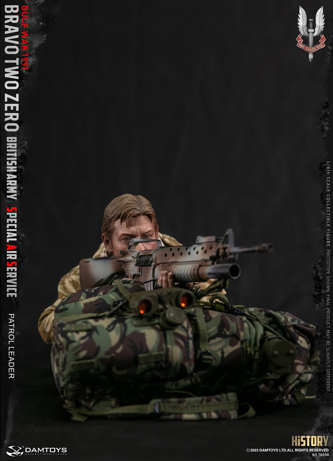 DAMTOYS 78098 1/6 "Bravo Two Zero" British Army Special Air Service (SAS) Patrol Leader