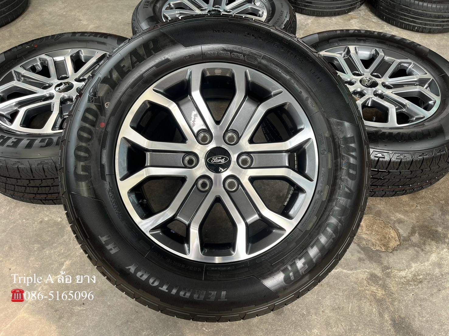 ✨ล้อแม็กพร้อมยางใหม่ป้ายแดง✨Ford Everest รุ่นใหม่ล่าสุด ขอบ 18💥ปี 25💥💖ใหม่กริ๊บ💖