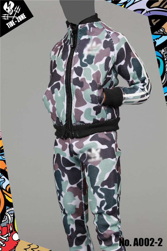 TIDE-ZONE A002 Sports Camouflage Outfits