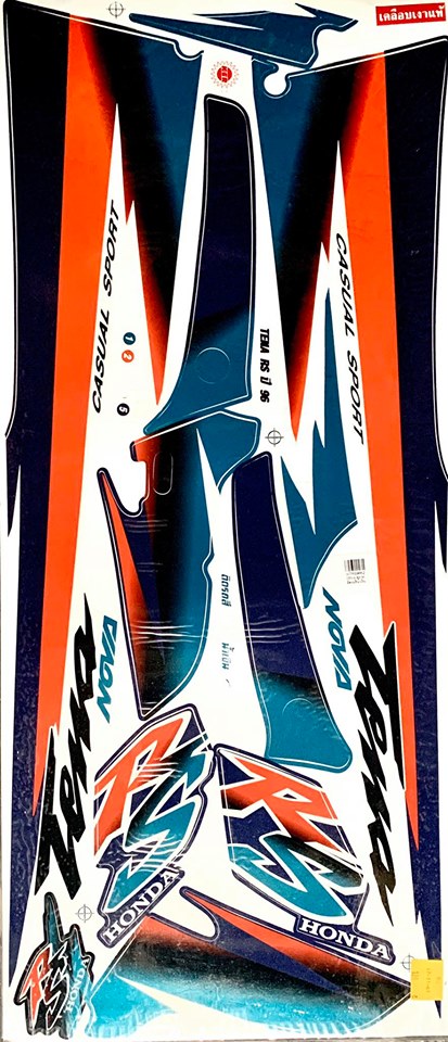 สติ๊กเกอร์สำหรับมอเตอร์ไซด์ฮอนด้าเทน่า ปี 94-96