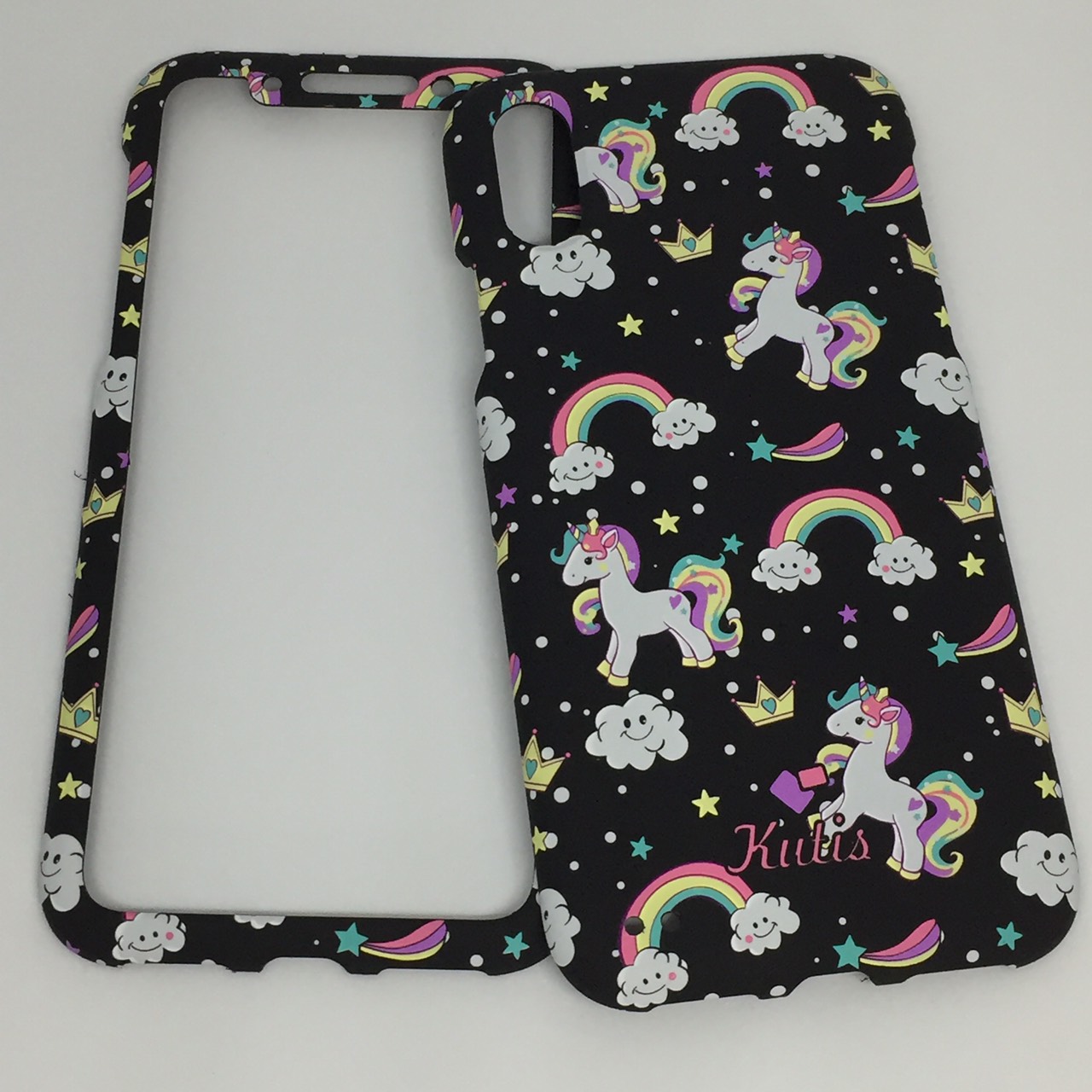 เคสคูทิส (Kutis) ไอโฟนX,XS(ลายม้าโพนี่สีดำ)