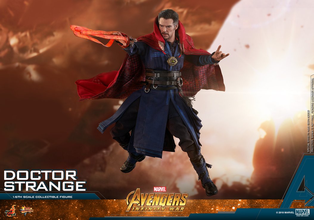 Hot Toys MMS484 AVENGERS INFINITY WAR - DOCTOR STRANGE + DJ-CUSTOM AS001 1/6 THE IMAGES OF IKKON