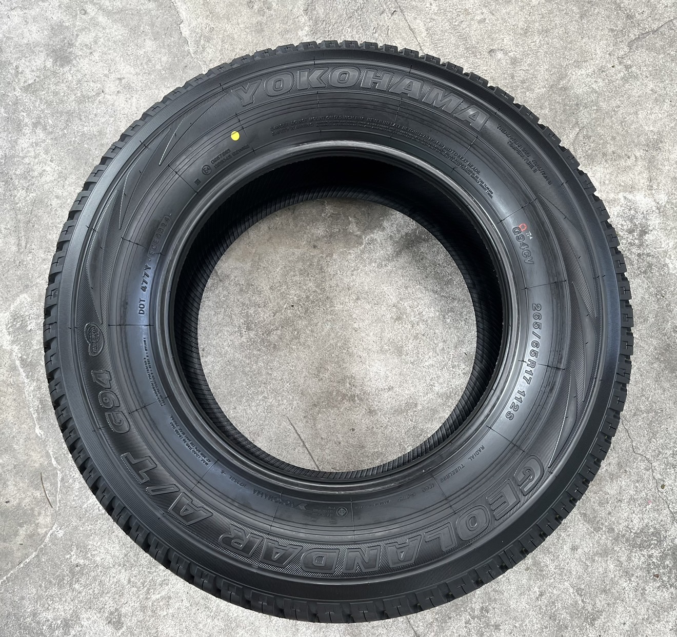 ✨ยางใหม่✨265-65-17 Yokohama♨️ปลายปี 24♨️🚘เหมาะสำหรับ รถกระบะตัวสูง และ SUV ทุกรุ่น