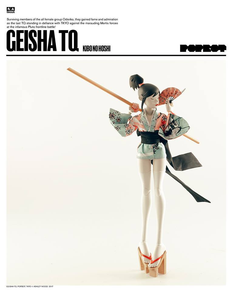 threeA Popbot GEISHA TQ KIBO NO HOSHI (ตัวโชว์ 3 ตัว)