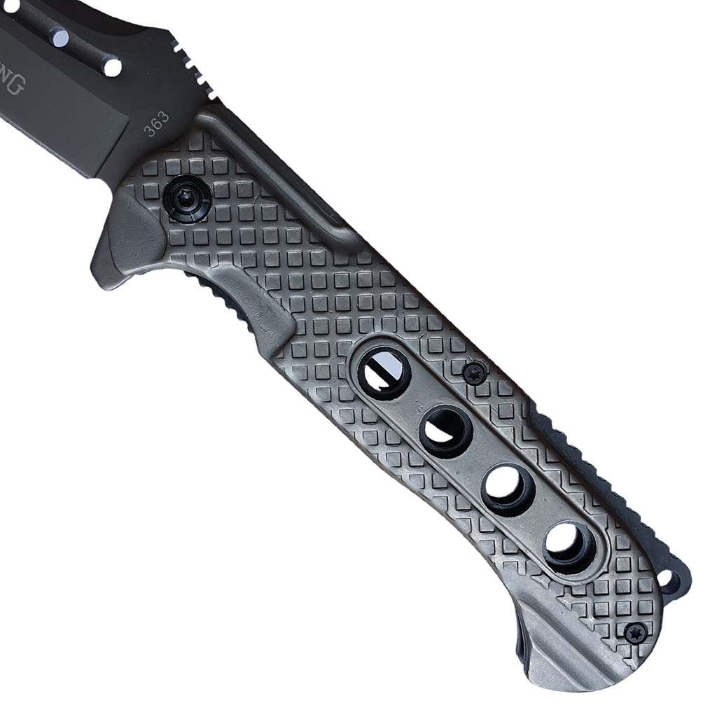 มีดพับ BROWNING 363 ขนาด 8.9 นิ้ว (22.5 ซม.) สี Titanium