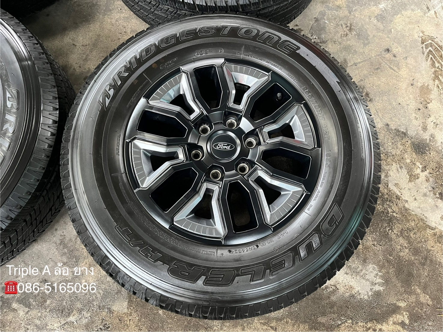 ✨ล้อแม็ก✨Ford Ranger XLS รุ่นใหม่ล่าสุด ขอบ 17 พร้อมยาง 255-70-17 Bridgestone♨️ปลายปี 24♨️