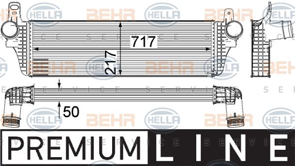 อินเตอร์คูลเลอร์ Volkswagen T5 (7E0145804A)