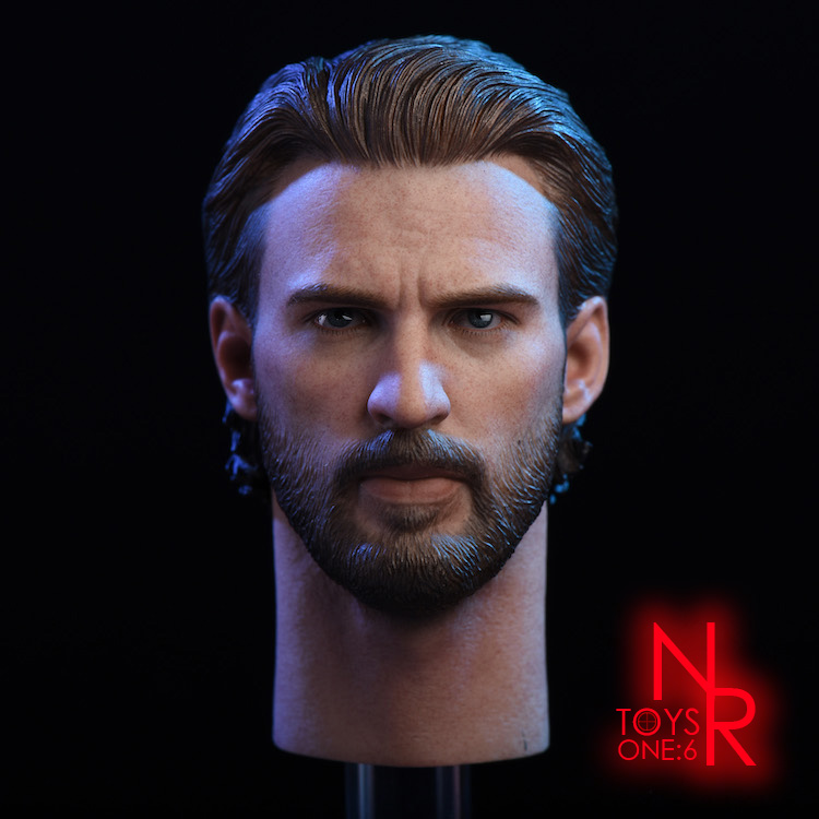 NRTOYS NR08 Captain 6.0 Headsculpt (Beard Version)