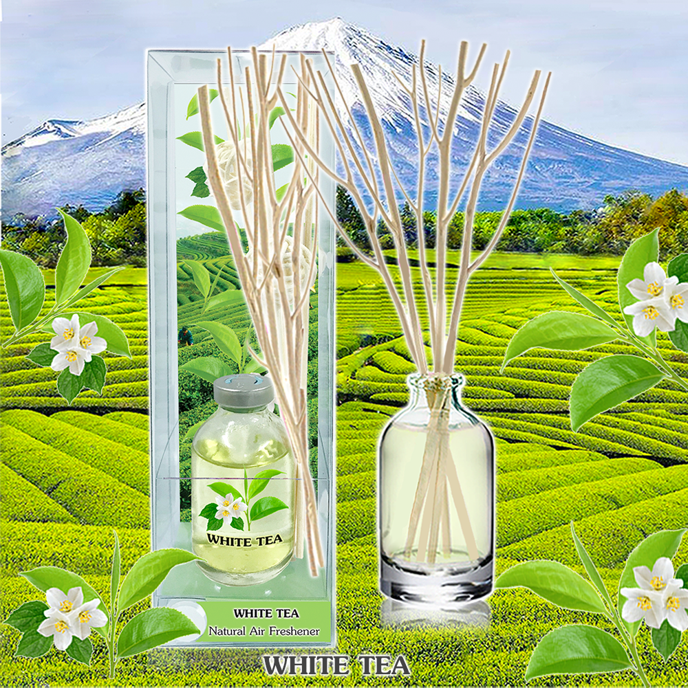 ฟุ้งสบายไม้หอม 40 ml กลิ่น WHITE TEA ชาขาว