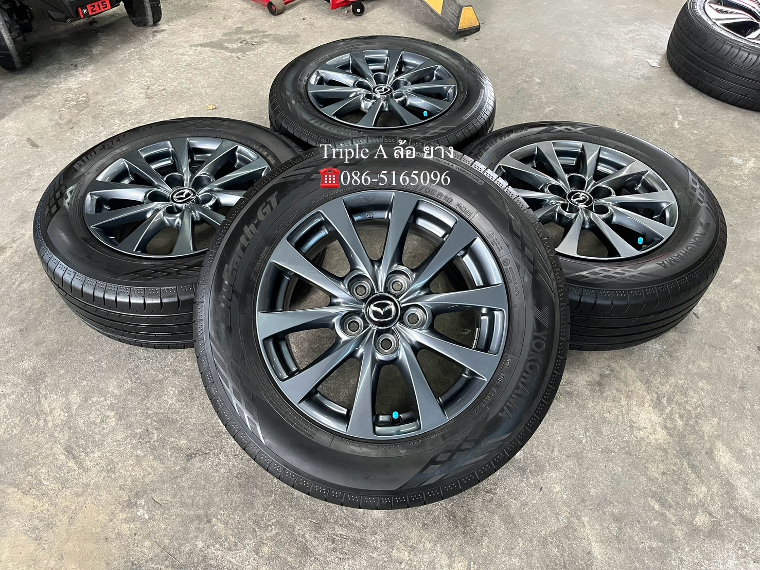 ✨ล้อแม็ก 5รู114✨Mazda CX-30 รุ่นใหม่ล่าสุด ขอบ 16 พร้อมยาง 215-65-16 Yokohama💥ปี 22💥