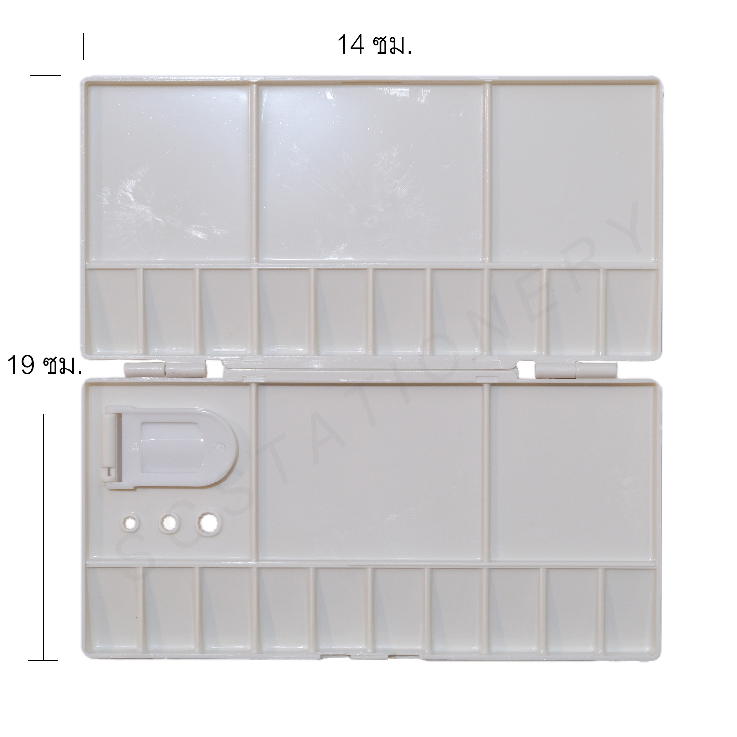 จานสีตลับ พับได้ 1ชิ้น