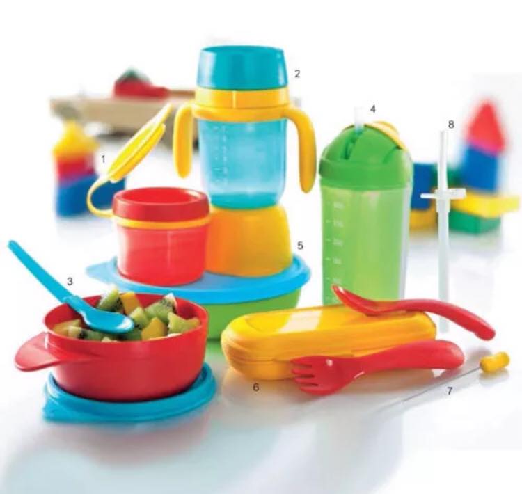 Tupperware ชุดทานอาหารสำหรับเด็ก