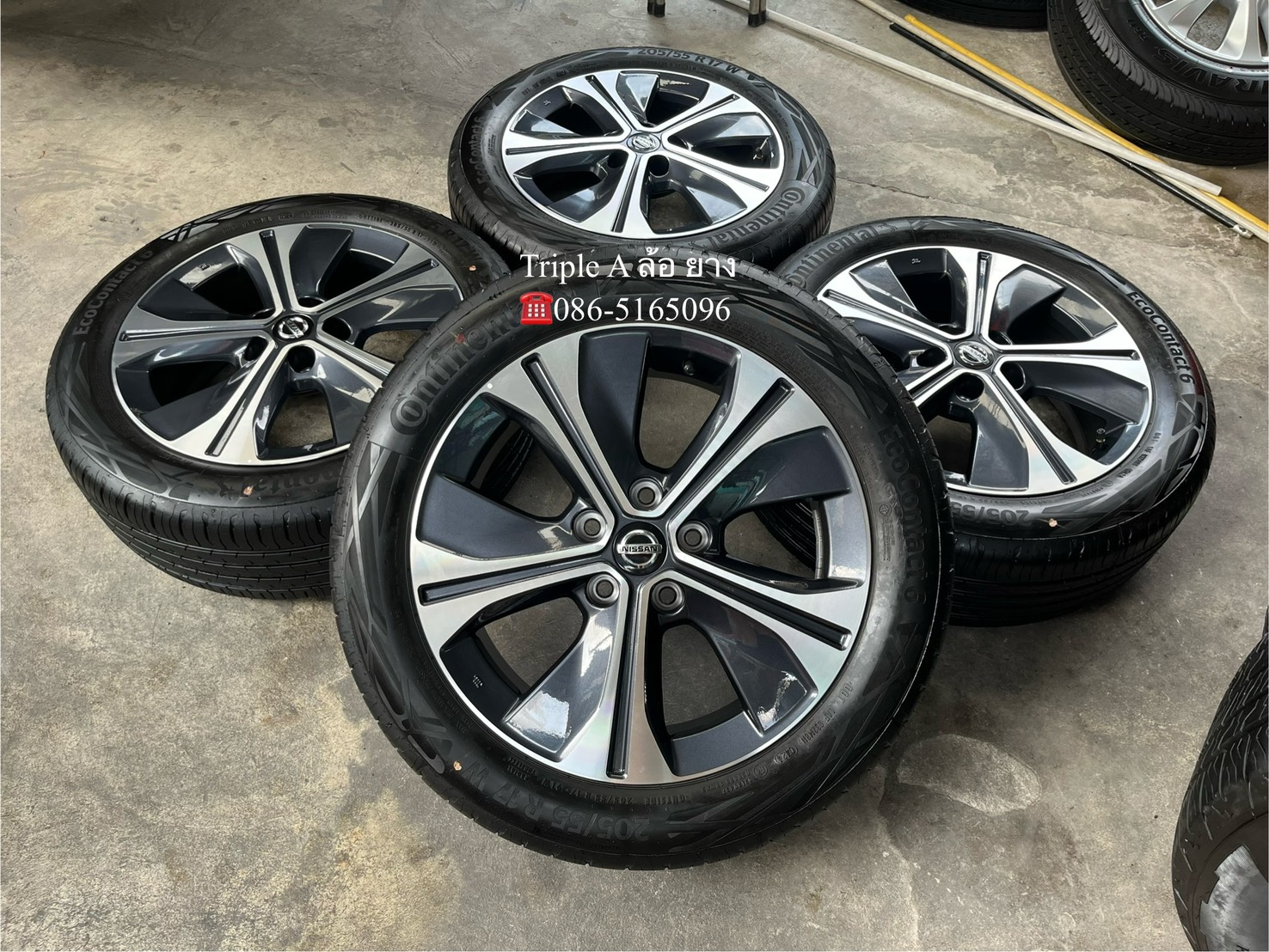 ✨ล้อแม็กพร้อมยางป้ายแดง✨Nissan KICKS รุ่นใหม่ล่าสุด ขอบ 17💖ใหม่กริ๊บ💖