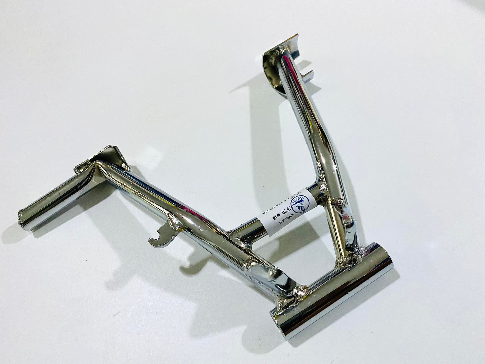 ขาตั้งคู่ชาลีเหล็กชุบ อย่างเดียว L11