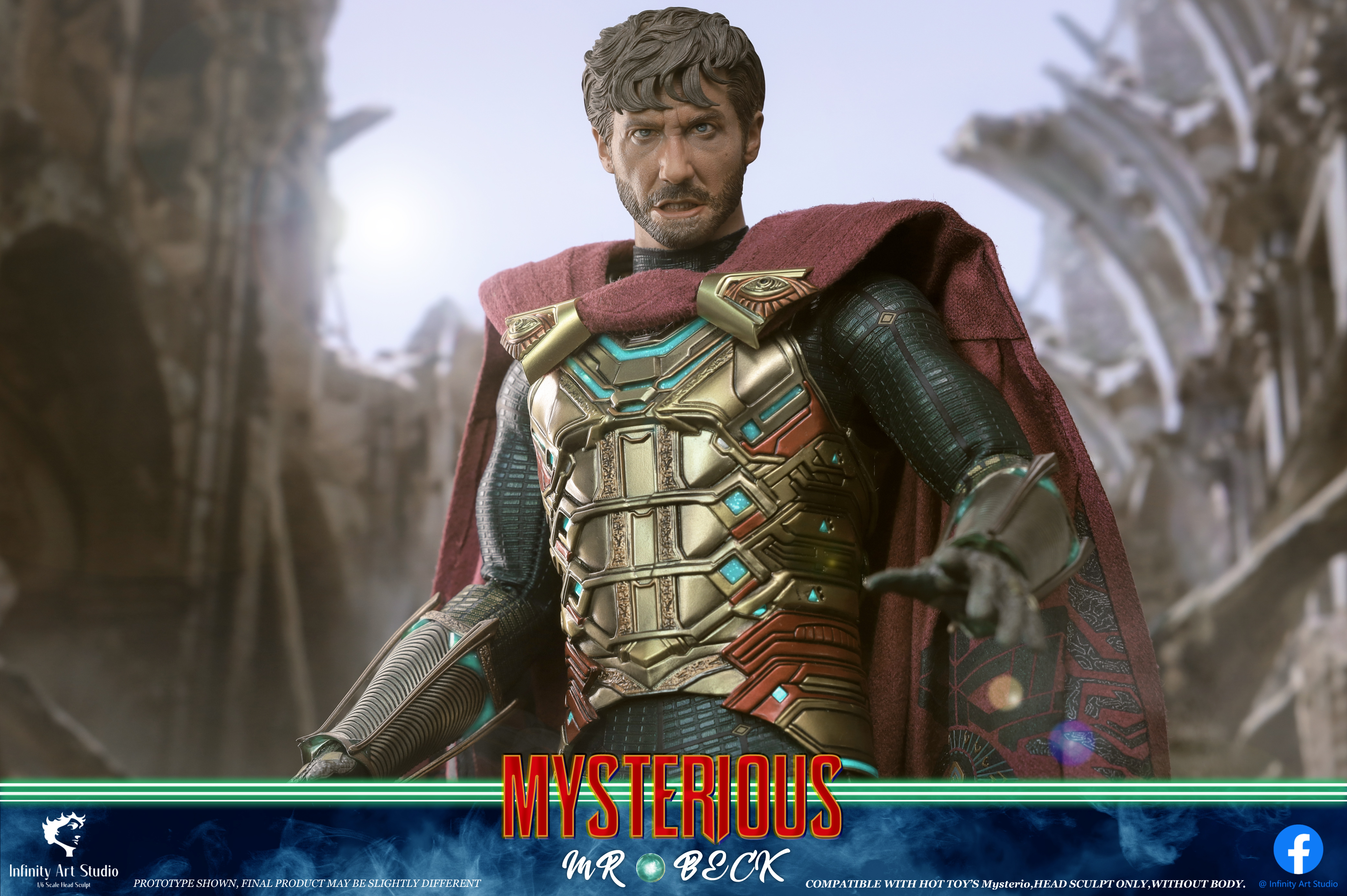 Infinity Art Studio (IAS) HS02 1/6 MR.Beck (Headsculpt Fighting Version)