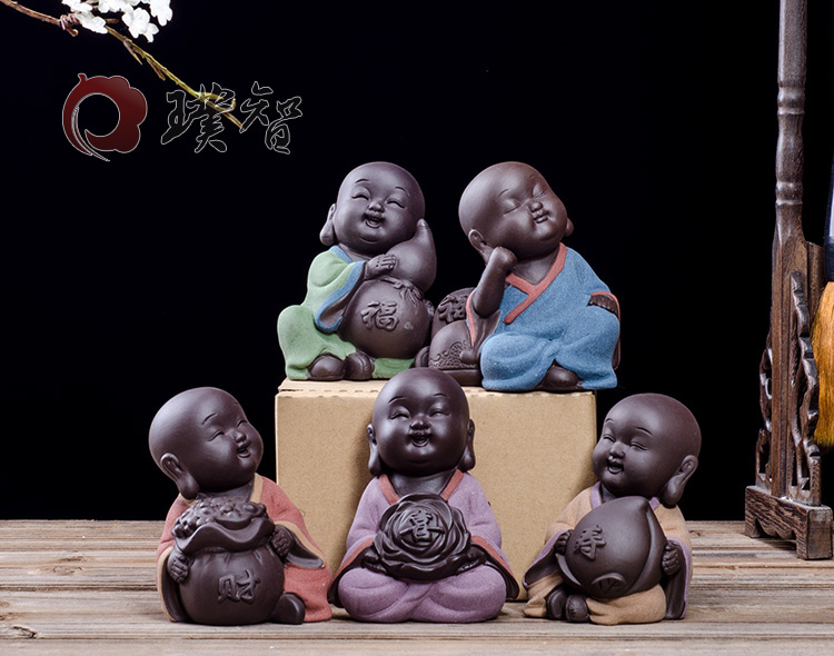 ตุ๊กตาดินเผาตบแต่ง พุทธนิกายเซน Zen Creative /นำเข้าจากแหล่งผลิตประเทศจีน